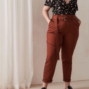 NWT Addition Elle Paper bag Dress Pants